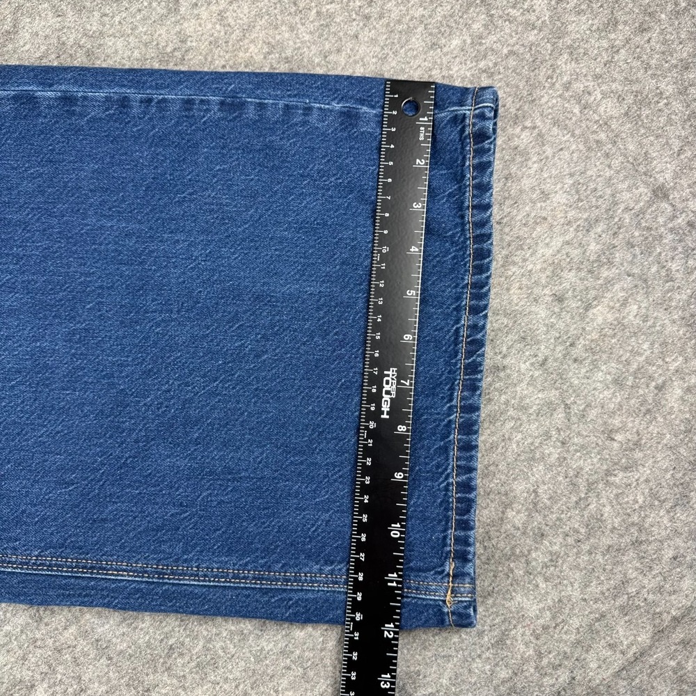 American Eagle Low Rise Ultra Wide Leg Denim Jeans 30" Cotton Blue Womens 4 - Picture 13 of 14